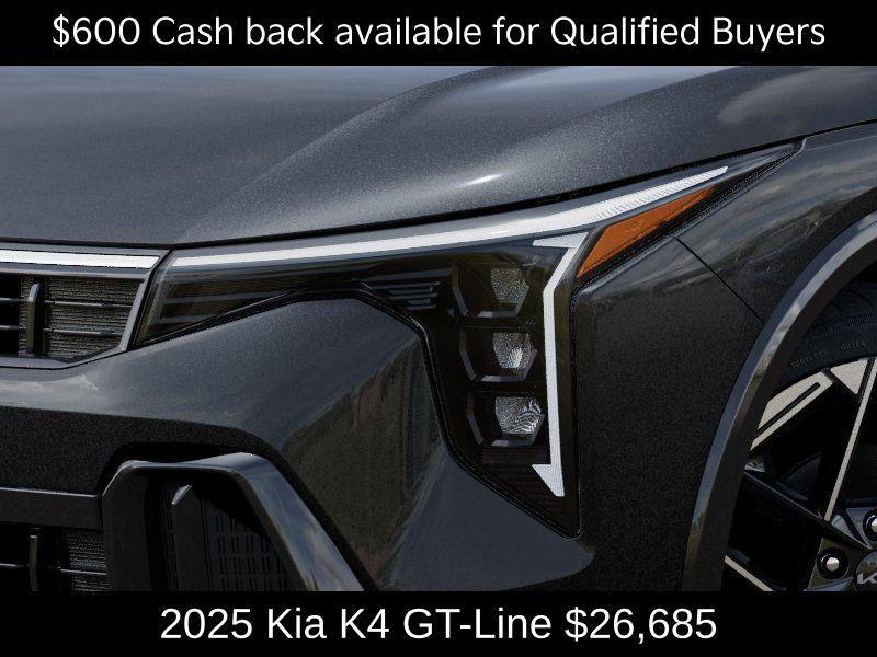 new 2025 Kia K4 car, priced at $26,685
