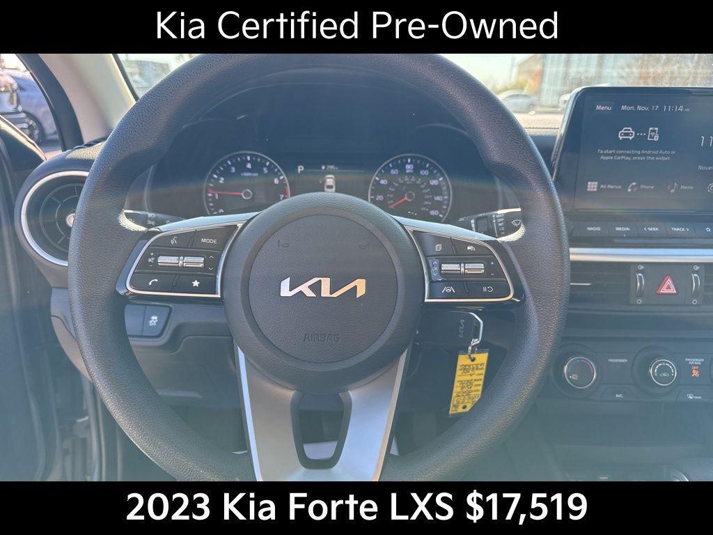 used 2023 Kia Forte car, priced at $17,519
