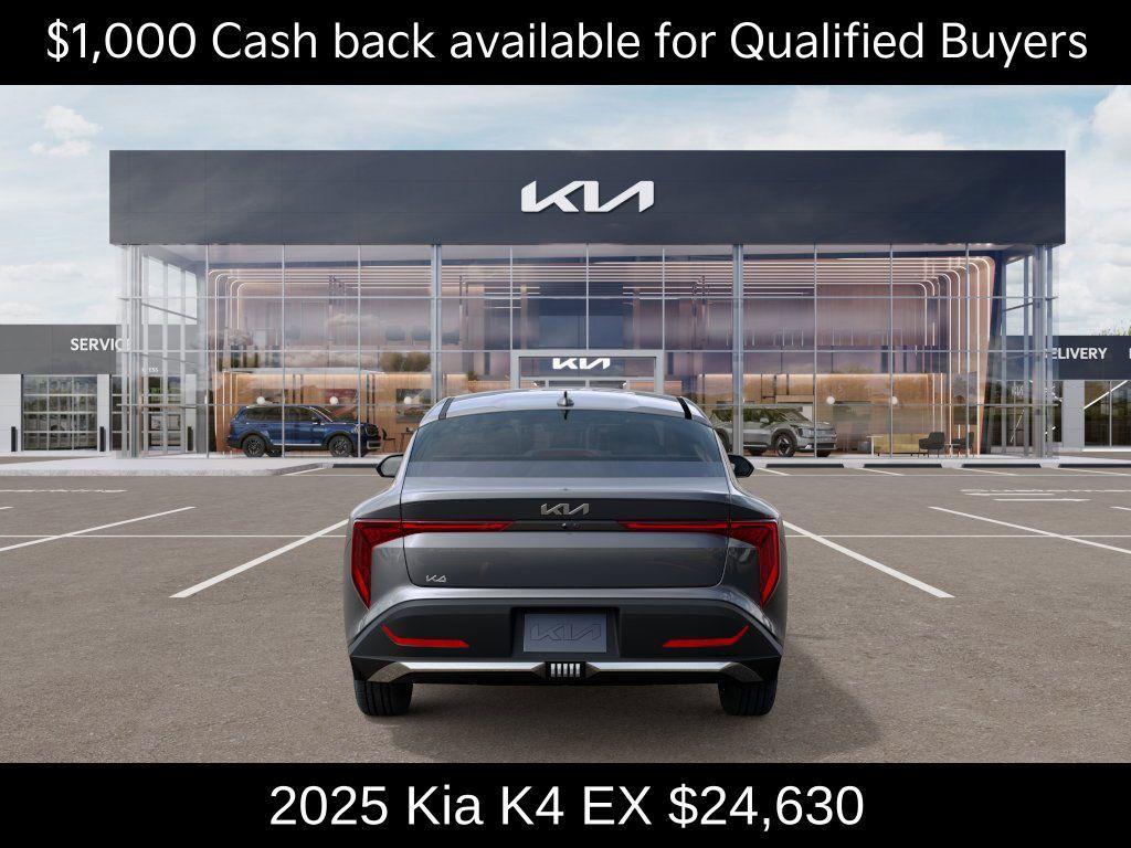 new 2025 Kia K4 car, priced at $24,630