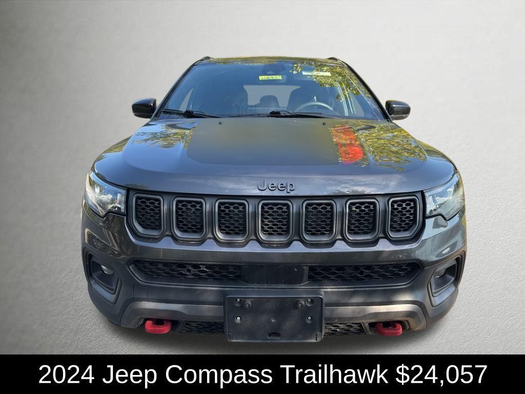 used 2024 Jeep Compass car, priced at $24,057