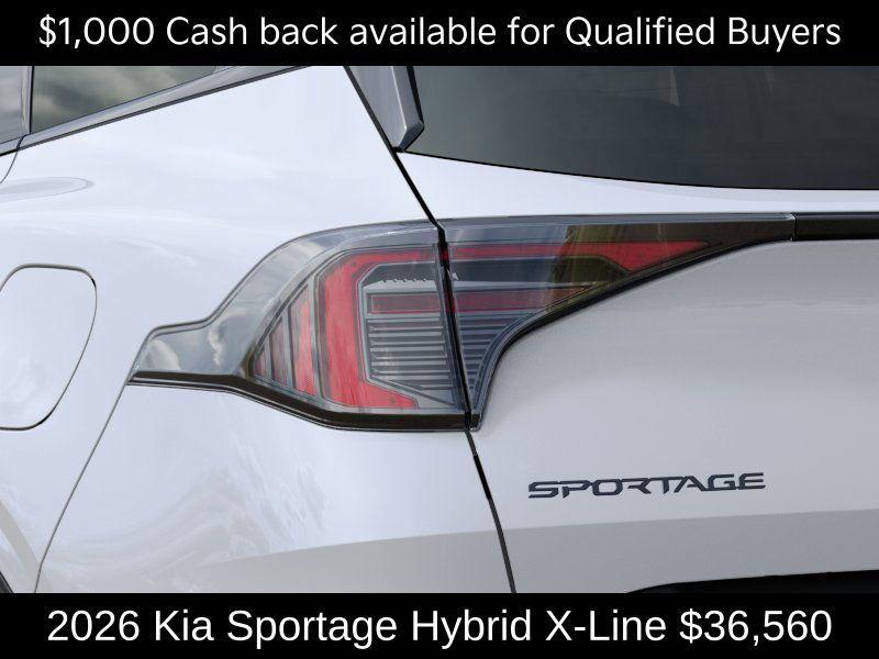 new 2026 Kia Sportage Hybrid car, priced at $36,560