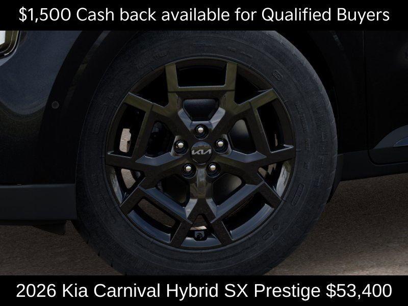 new 2026 Kia Carnival Hybrid car, priced at $53,400