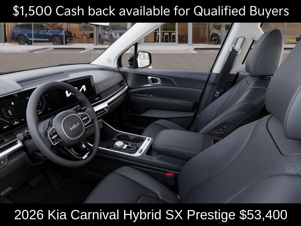 new 2026 Kia Carnival Hybrid car, priced at $53,400