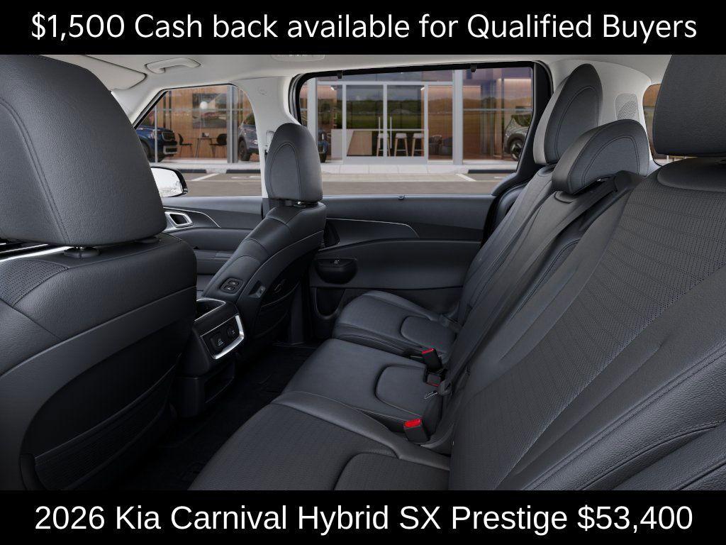 new 2026 Kia Carnival Hybrid car, priced at $53,400