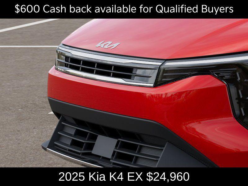 new 2025 Kia K4 car, priced at $24,960