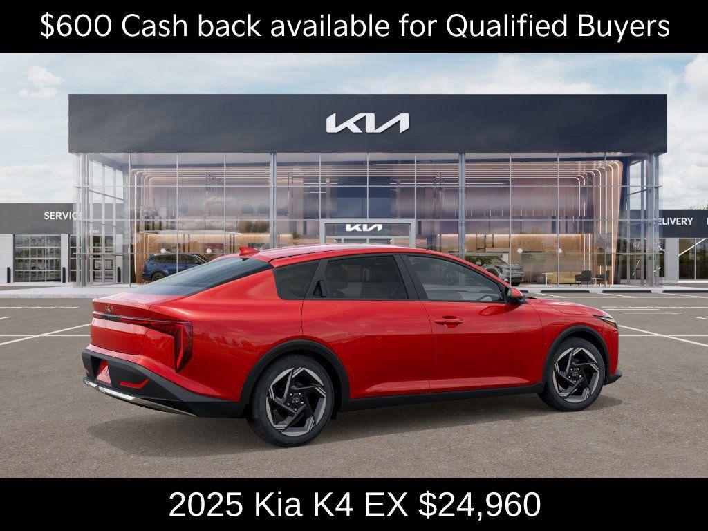 new 2025 Kia K4 car, priced at $24,960