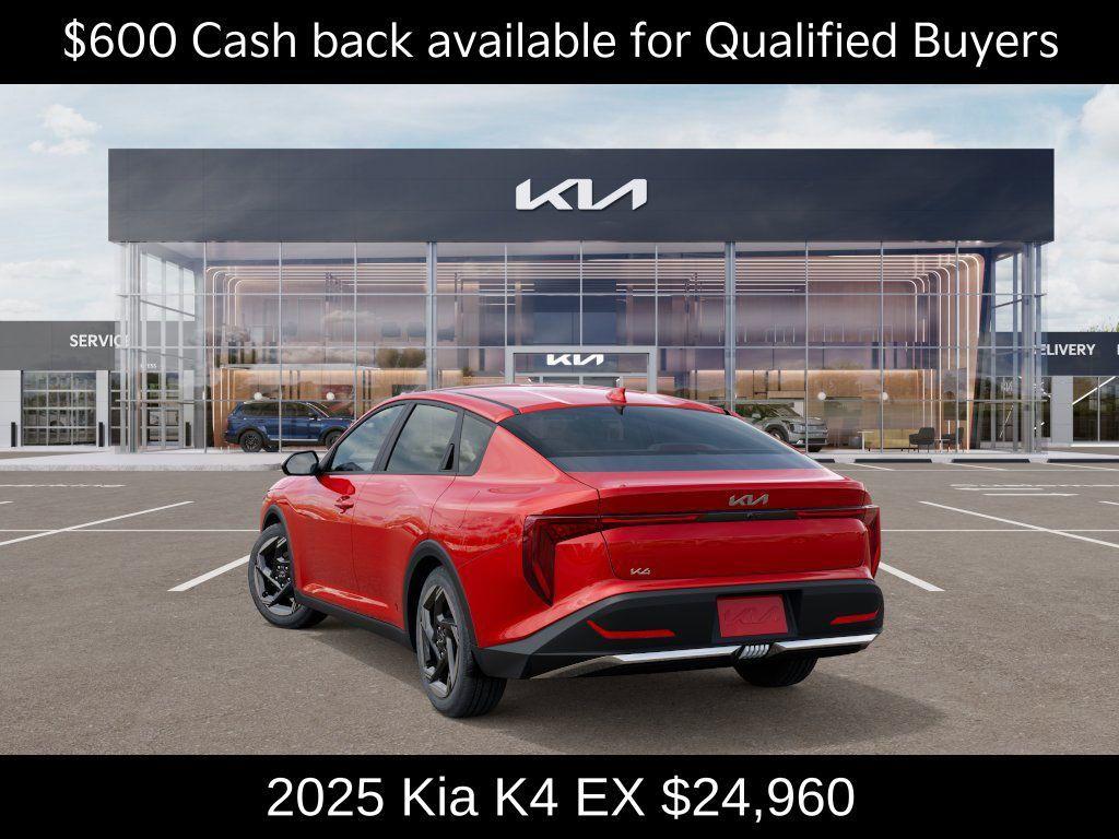 new 2025 Kia K4 car, priced at $24,960
