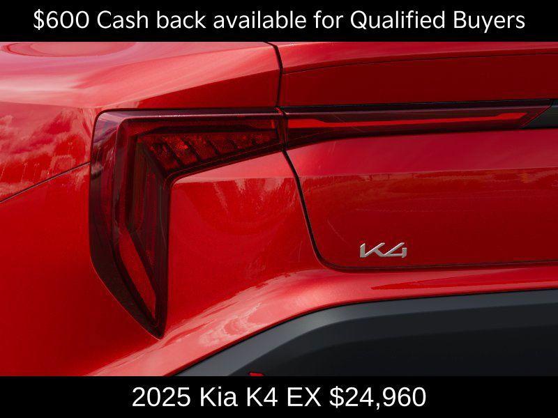new 2025 Kia K4 car, priced at $24,960