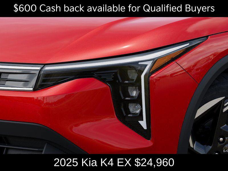 new 2025 Kia K4 car, priced at $24,960