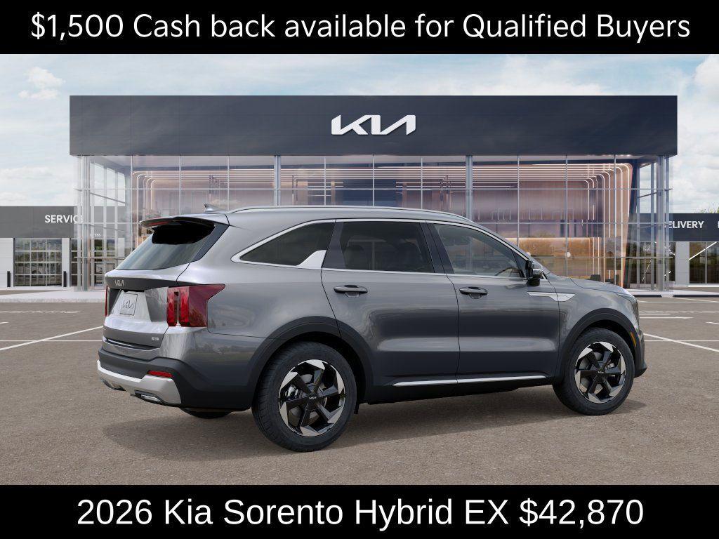 new 2026 Kia Sorento Hybrid car, priced at $42,870