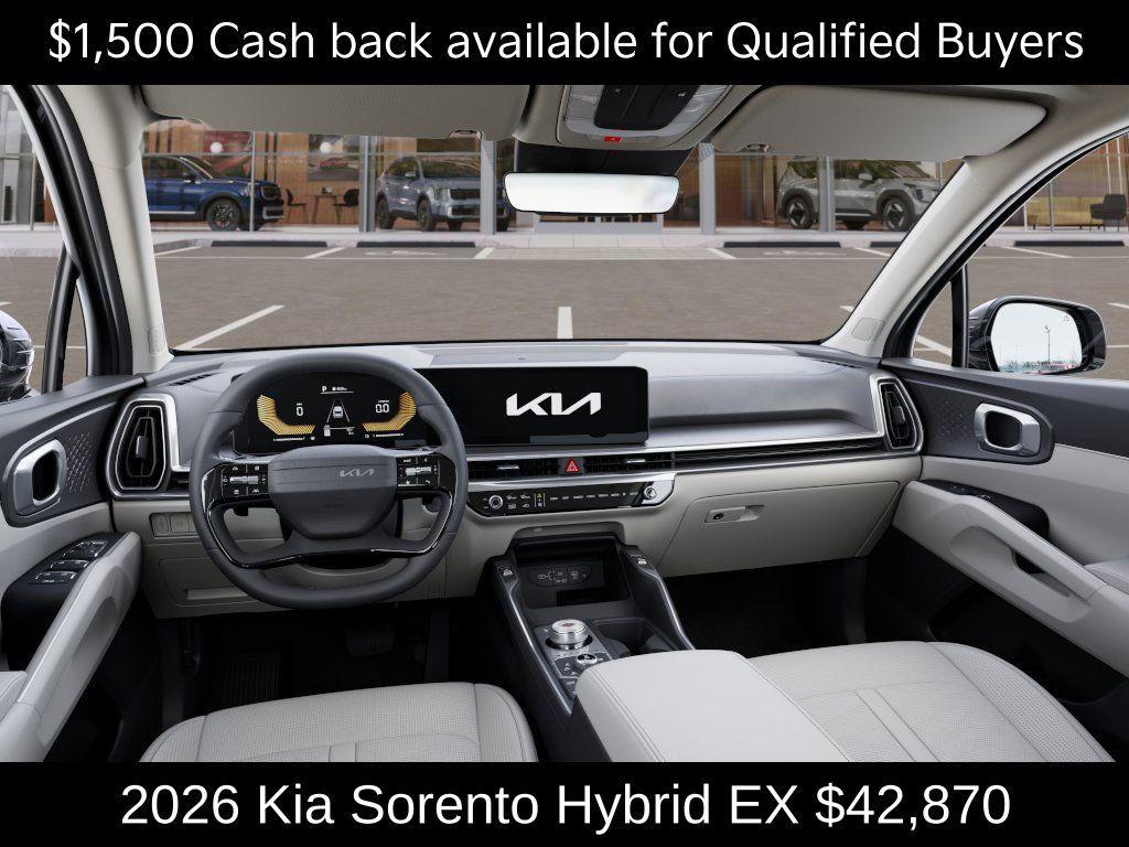new 2026 Kia Sorento Hybrid car, priced at $42,870