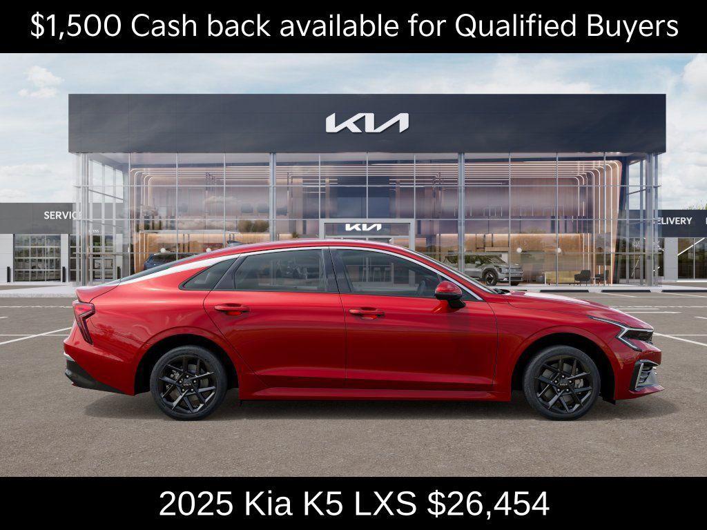 new 2025 Kia K5 car, priced at $26,454