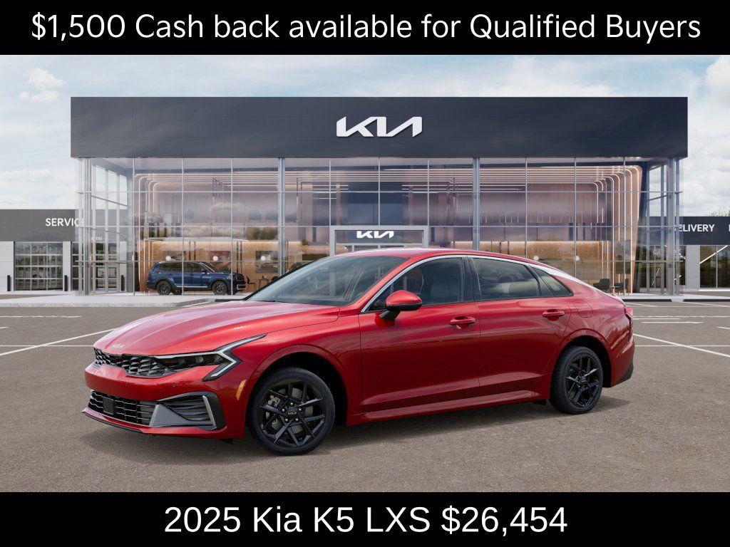 new 2025 Kia K5 car, priced at $26,454