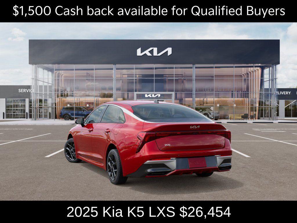 new 2025 Kia K5 car, priced at $26,454