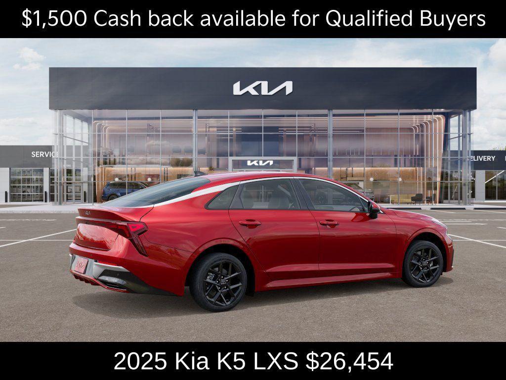 new 2025 Kia K5 car, priced at $26,454