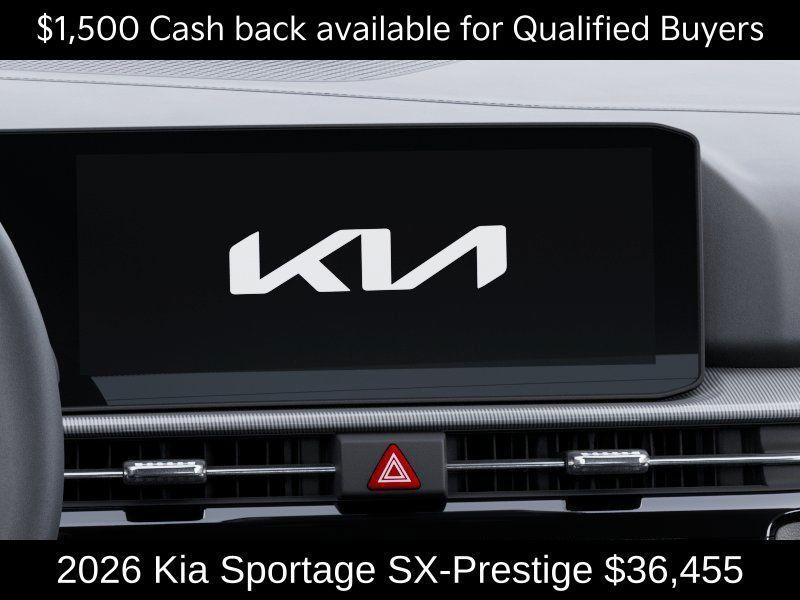 new 2026 Kia Sportage car, priced at $36,455