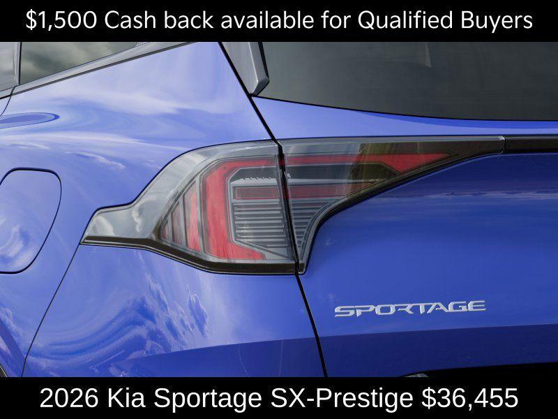 new 2026 Kia Sportage car, priced at $36,455