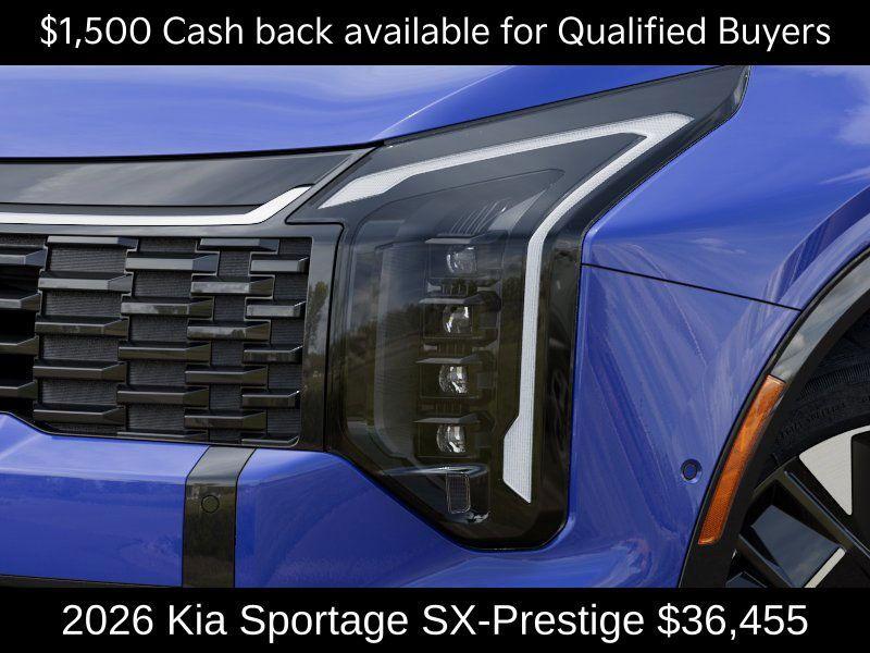 new 2026 Kia Sportage car, priced at $36,455