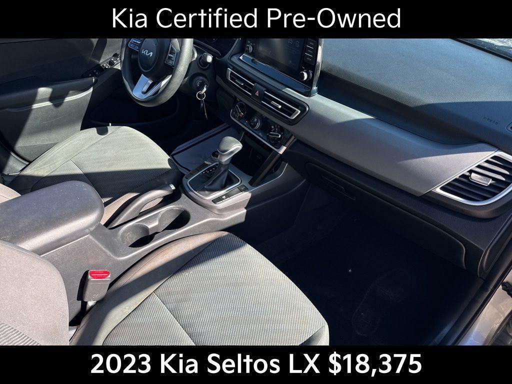 used 2023 Kia Seltos car, priced at $18,375