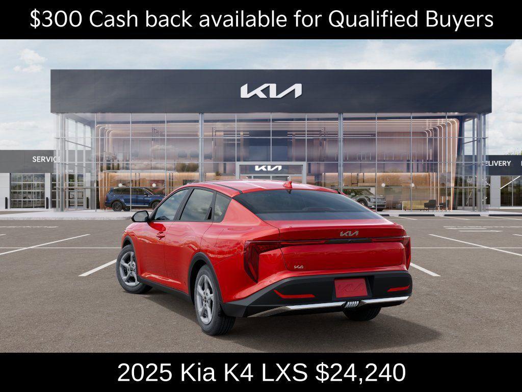 new 2025 Kia K4 car, priced at $24,240