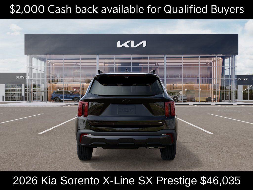 new 2026 Kia Sorento car, priced at $46,035