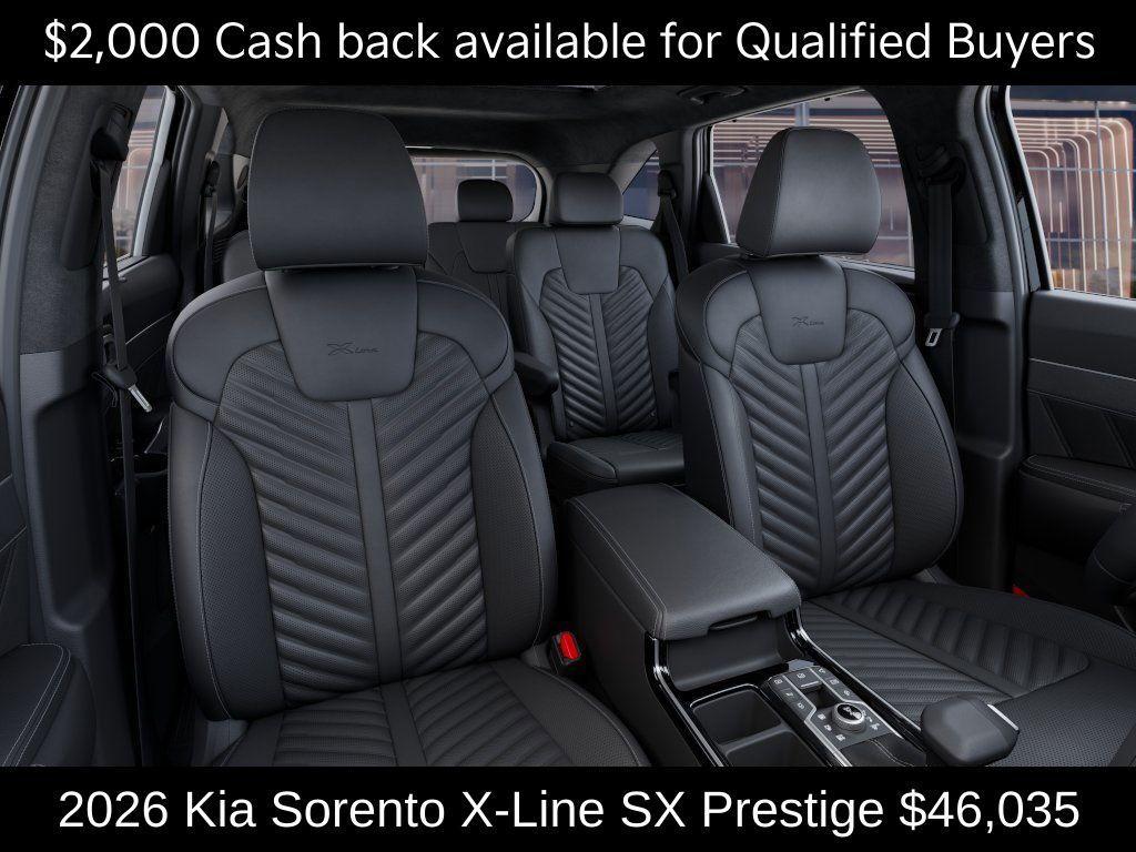 new 2026 Kia Sorento car, priced at $46,035