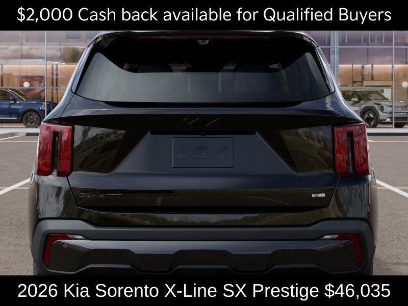 new 2026 Kia Sorento car, priced at $46,035