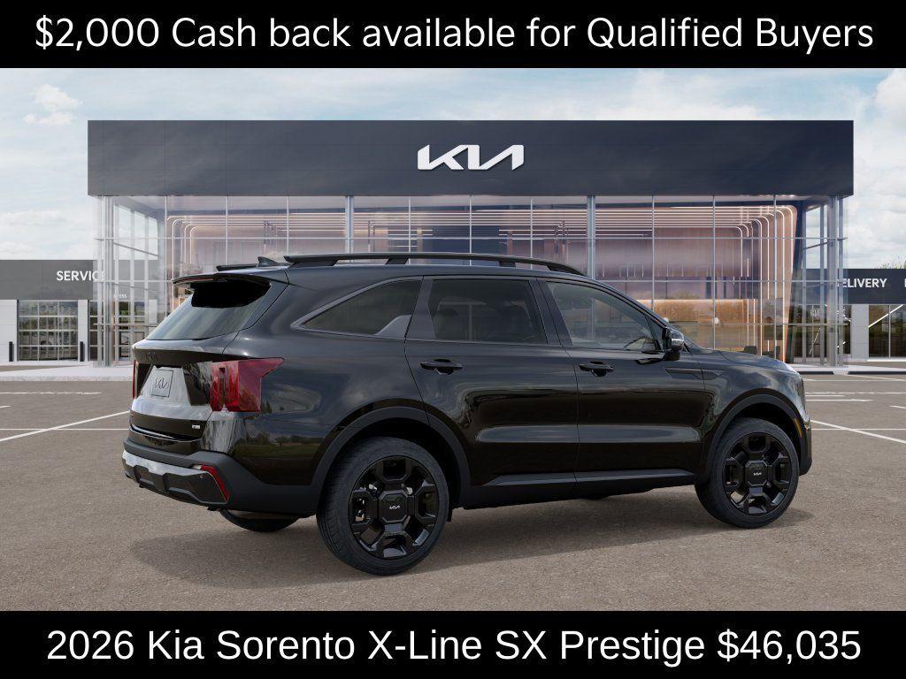 new 2026 Kia Sorento car, priced at $46,035