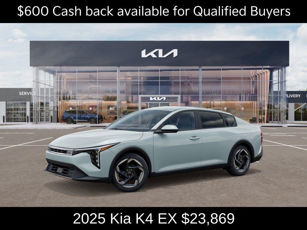 new 2025 Kia K4 car, priced at $23,869