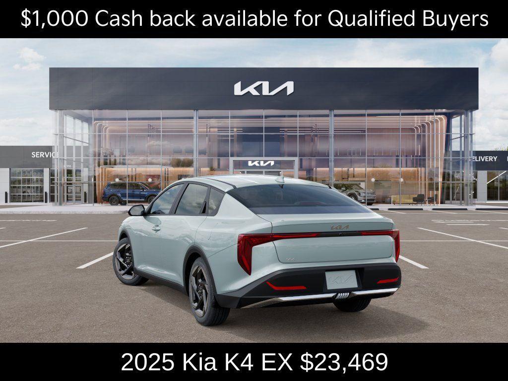 new 2025 Kia K4 car, priced at $23,469