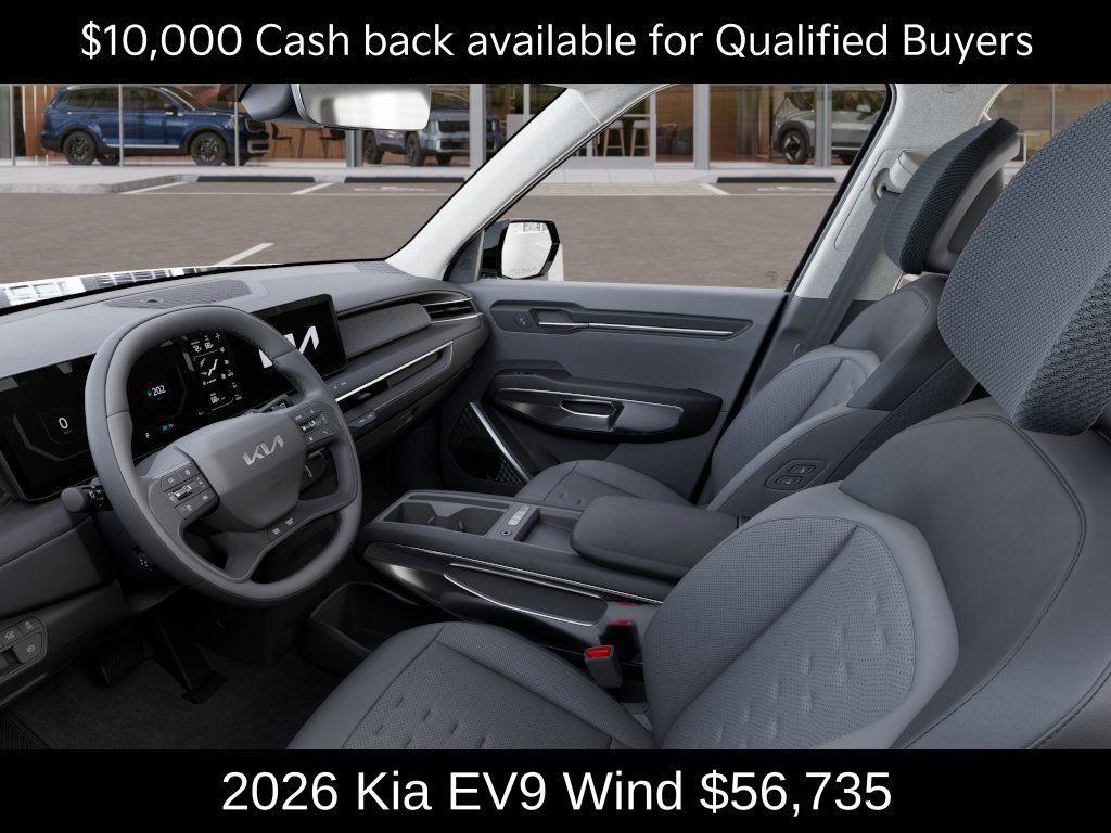 new 2026 Kia EV9 car, priced at $56,735