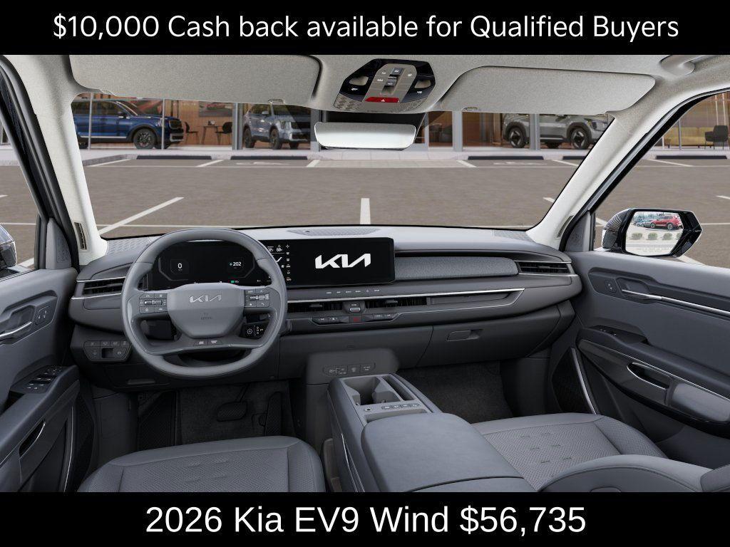 new 2026 Kia EV9 car, priced at $56,735