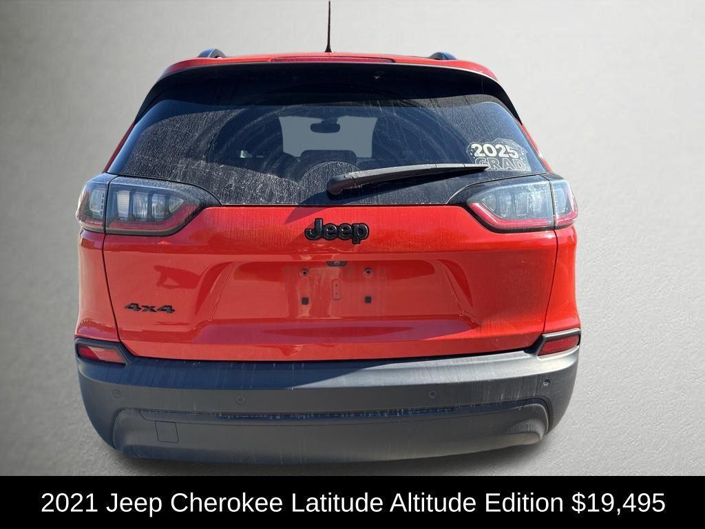 used 2021 Jeep Cherokee car, priced at $19,495