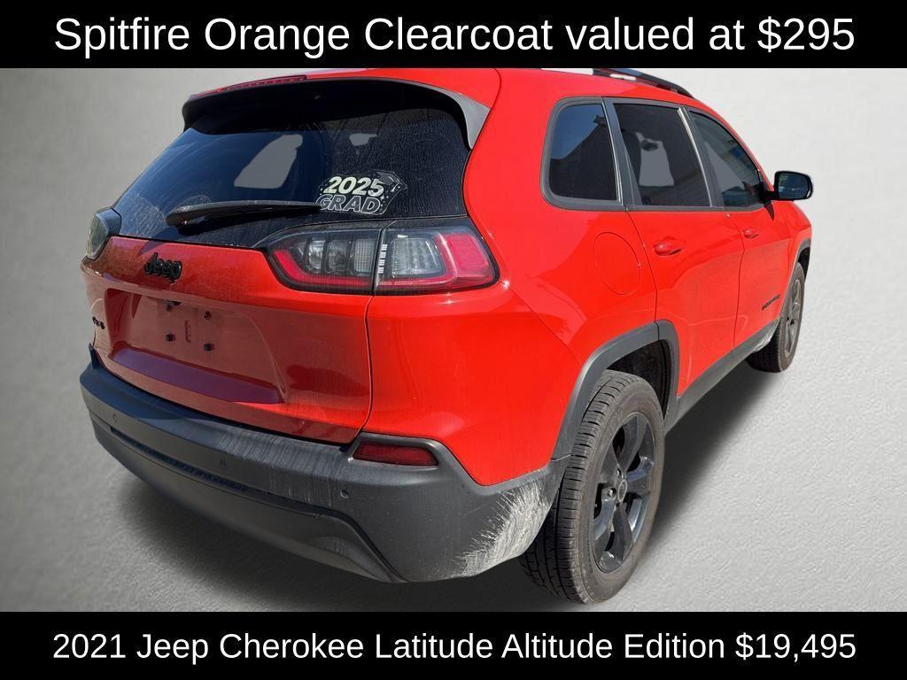 used 2021 Jeep Cherokee car, priced at $19,495