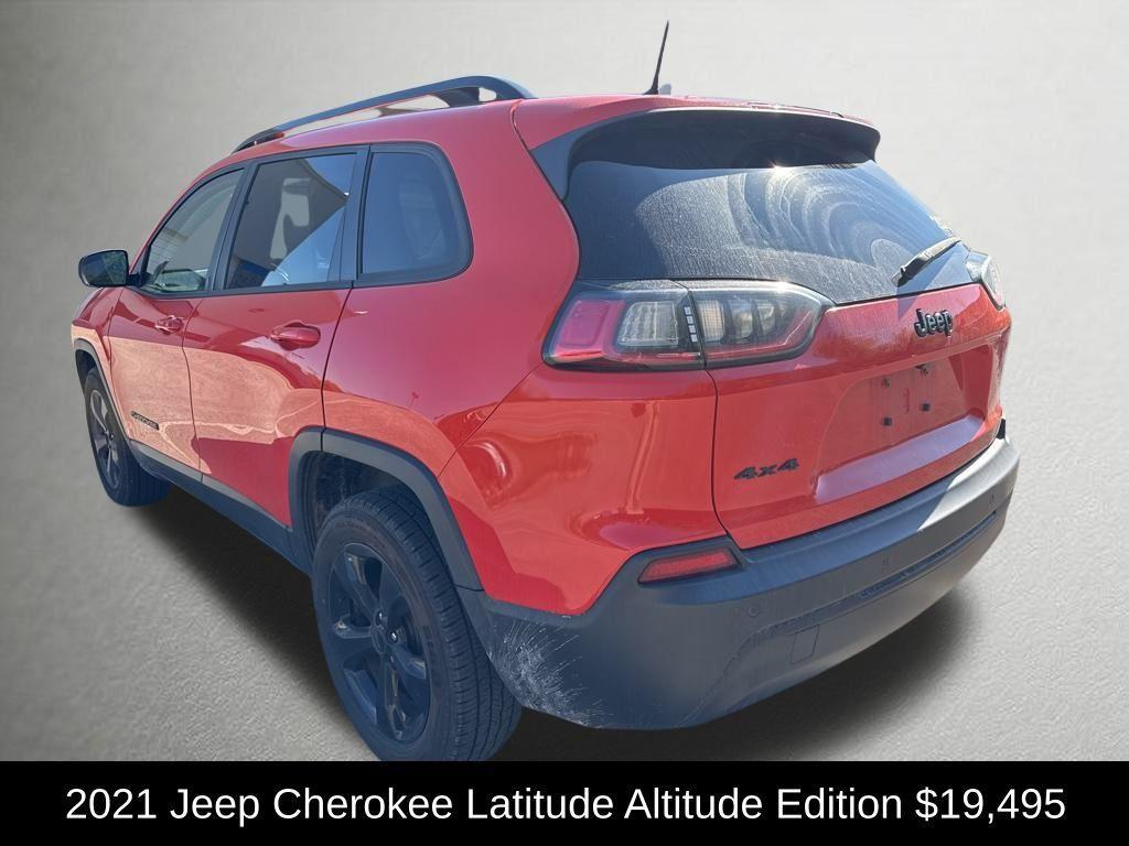 used 2021 Jeep Cherokee car, priced at $19,495