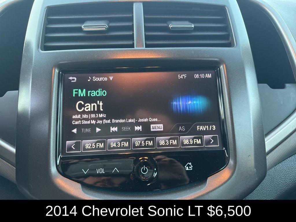 used 2014 Chevrolet Sonic car, priced at $6,500