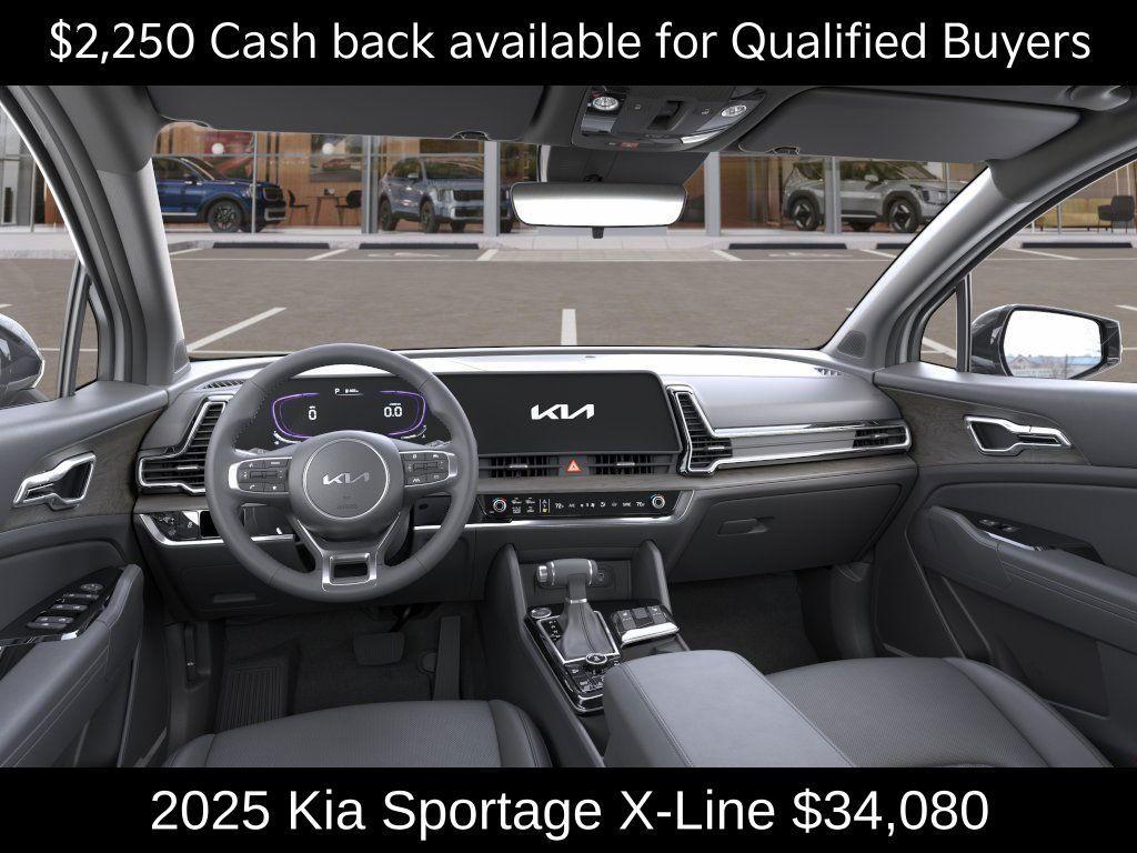 new 2025 Kia Sportage car, priced at $34,080