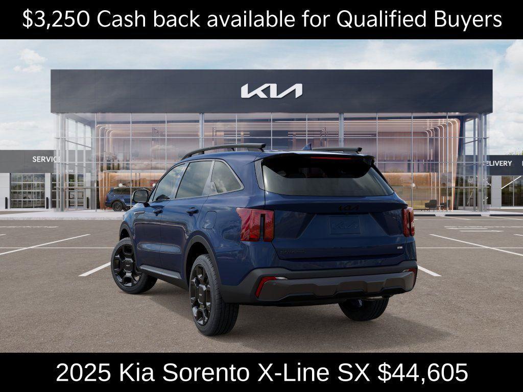 new 2025 Kia Sorento car, priced at $44,605