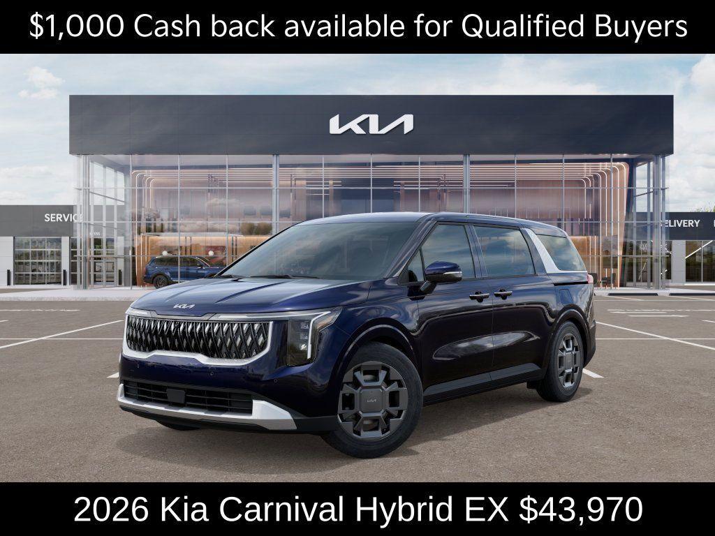 new 2026 Kia Carnival Hybrid car, priced at $43,970