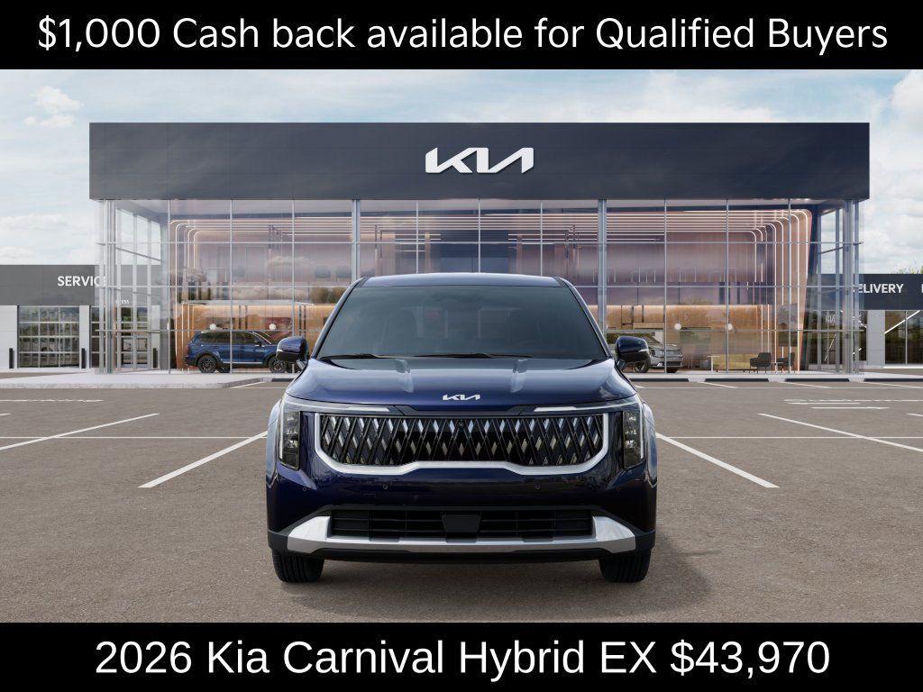 new 2026 Kia Carnival Hybrid car, priced at $43,970