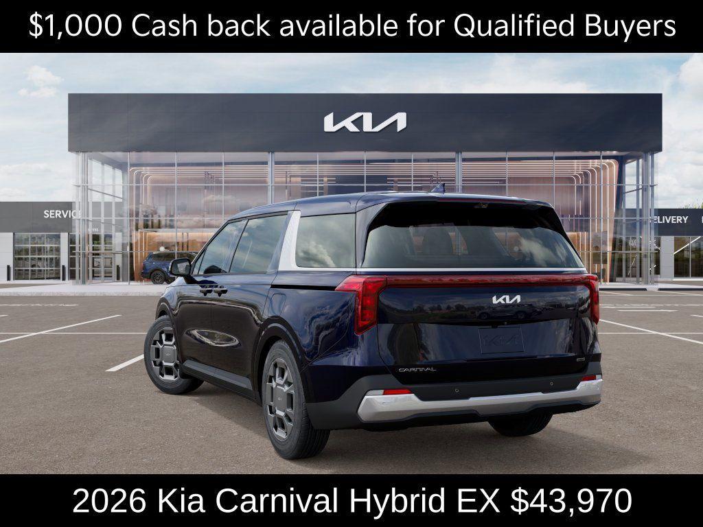 new 2026 Kia Carnival Hybrid car, priced at $43,970