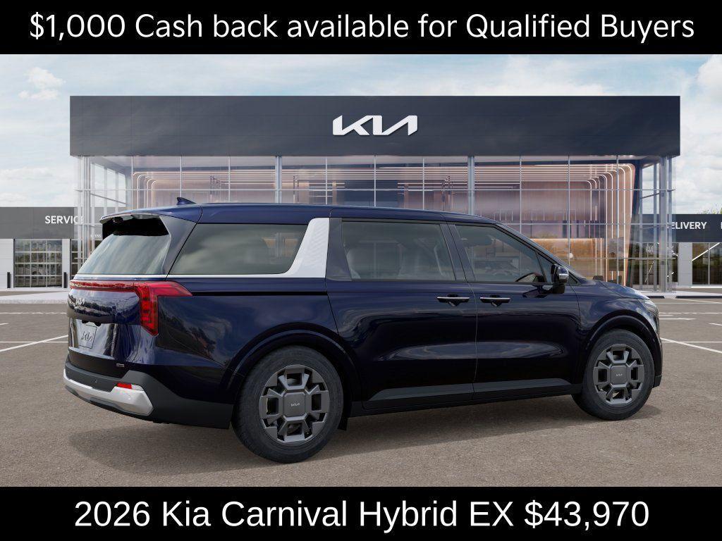 new 2026 Kia Carnival Hybrid car, priced at $43,970