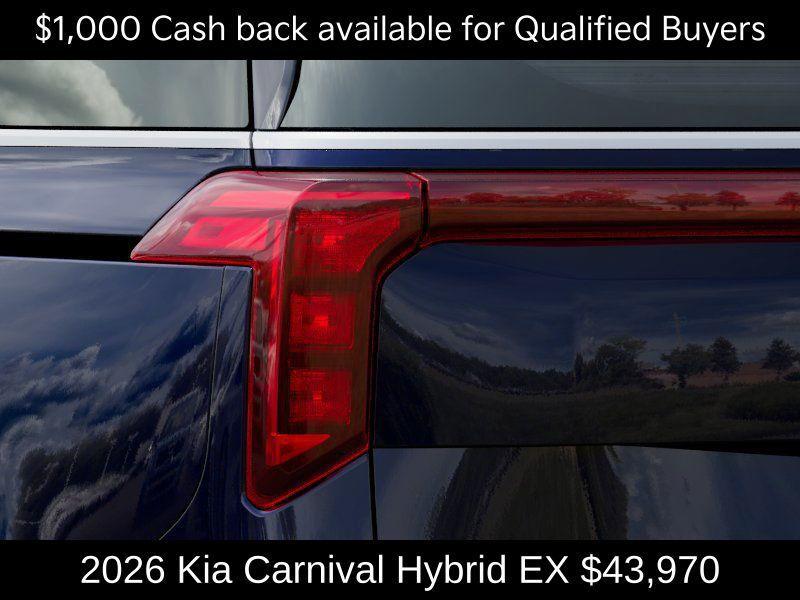 new 2026 Kia Carnival Hybrid car, priced at $43,970