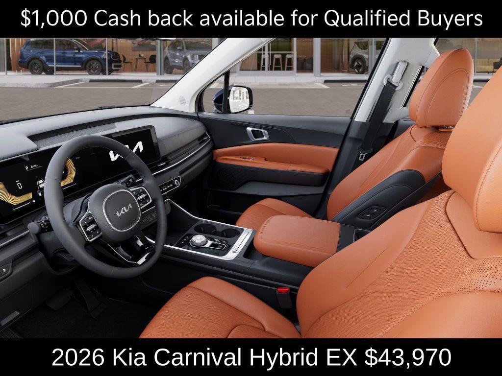 new 2026 Kia Carnival Hybrid car, priced at $43,970