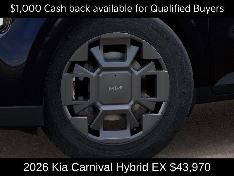 new 2026 Kia Carnival Hybrid car, priced at $43,970
