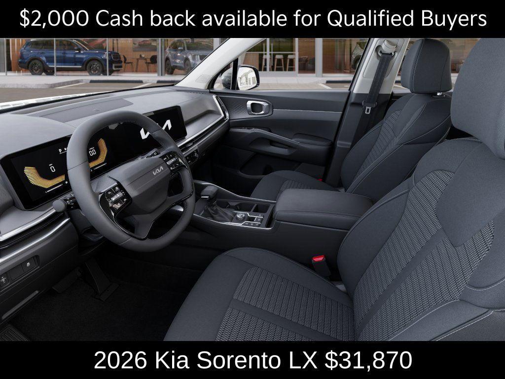 new 2026 Kia Sorento car, priced at $31,870