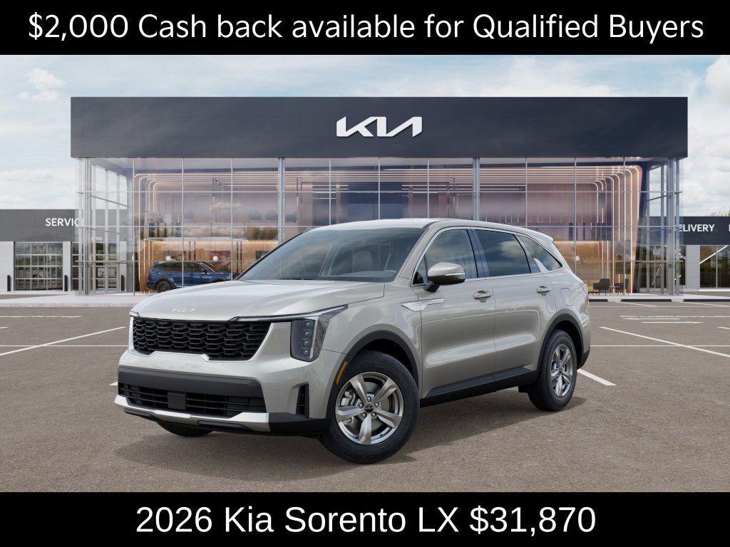 new 2026 Kia Sorento car, priced at $31,870
