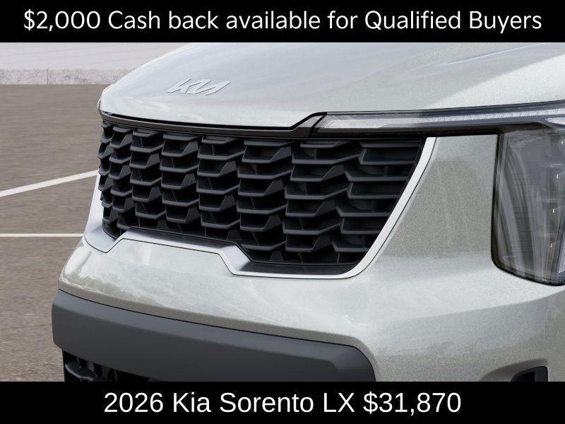 new 2026 Kia Sorento car, priced at $31,870