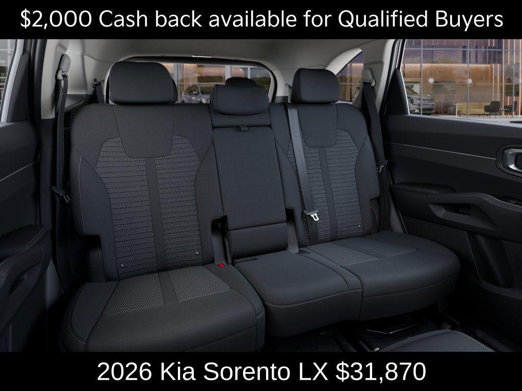 new 2026 Kia Sorento car, priced at $31,870