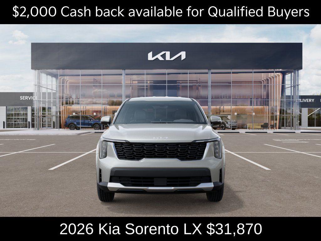 new 2026 Kia Sorento car, priced at $31,870